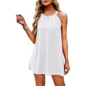 Swimsuit Cover Up for Women Crochet Hollow Out Summer Dresses for Women